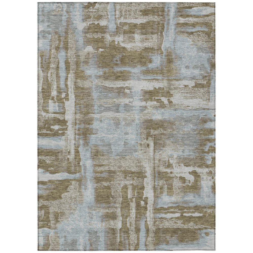 Machine Washable Indoor/Outdoor Chantille ACN2015 Brown 26 x 310 Rug