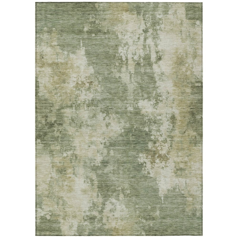 Machine Washable Indoor/Outdoor Chantille ACN2066 Sage 26 x 310 Rug