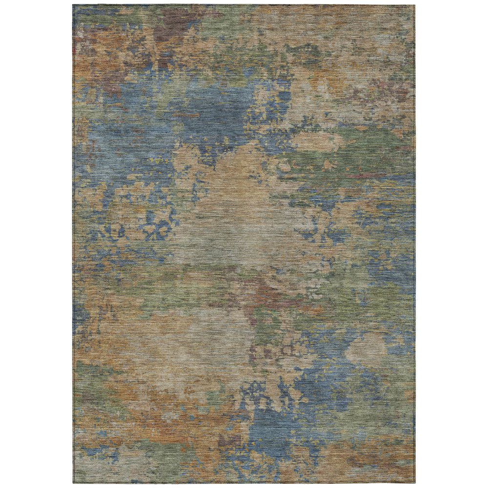 Machine Washable Indoor/Outdoor Chantille ACN2067 Denim 26 x 310 Rug