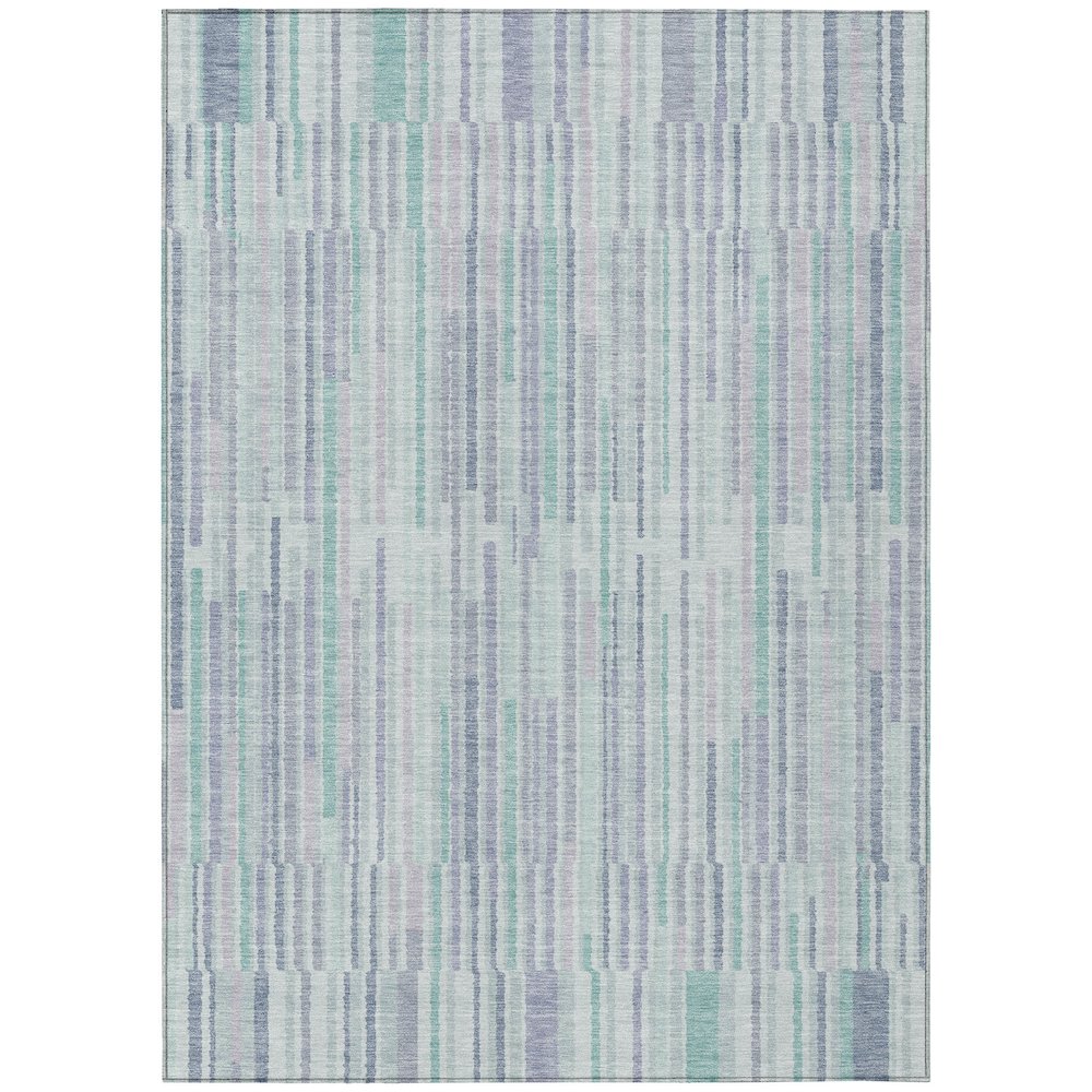Machine Washable Indoor/Outdoor Chantille ACN2102 Mint 26 x 310 Rug