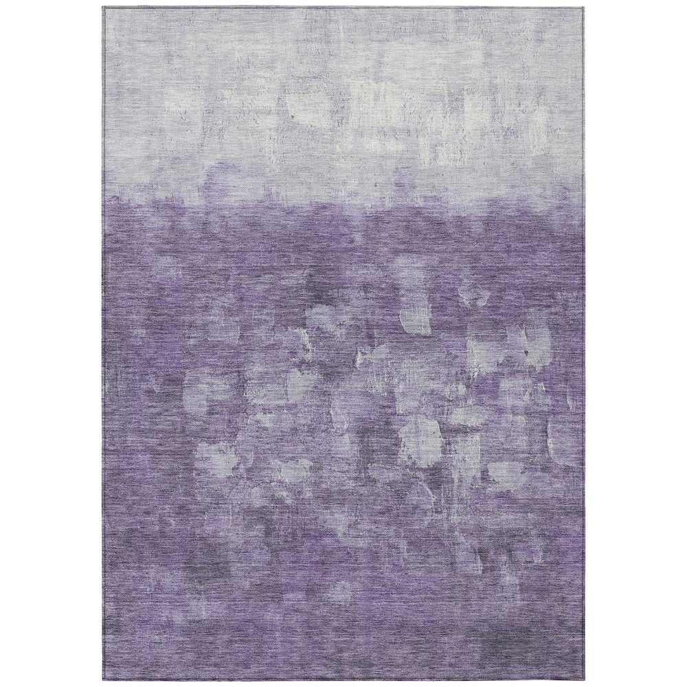 Machine Washable Indoor/Outdoor Chantille ACN2119 Purple 26 x 310 Rug