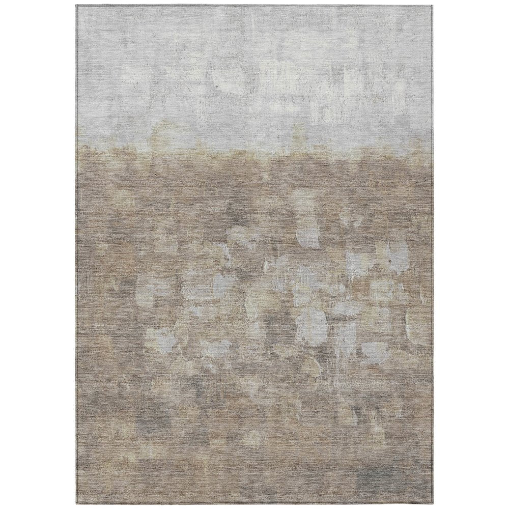 Machine Washable Indoor/Outdoor Chantille ACN2119 Taupe 26 x 310 Rug
