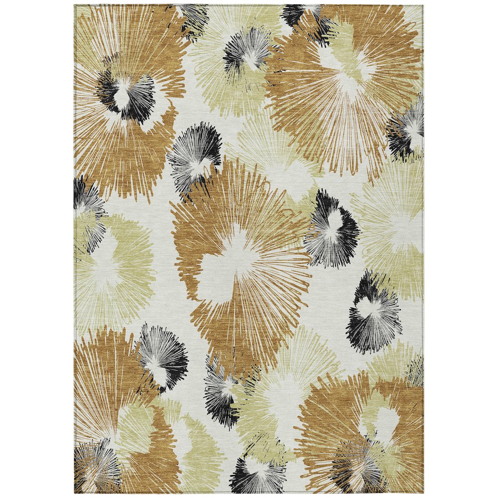 Machine Washable Indoor/Outdoor Chantille ACN2132 Copper 26 x 310 Rug