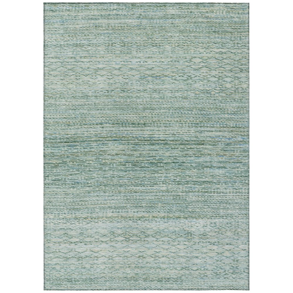 Machine Washable Indoor/Outdoor Chantille ACN2150 Aqua 26 x 310 Rug