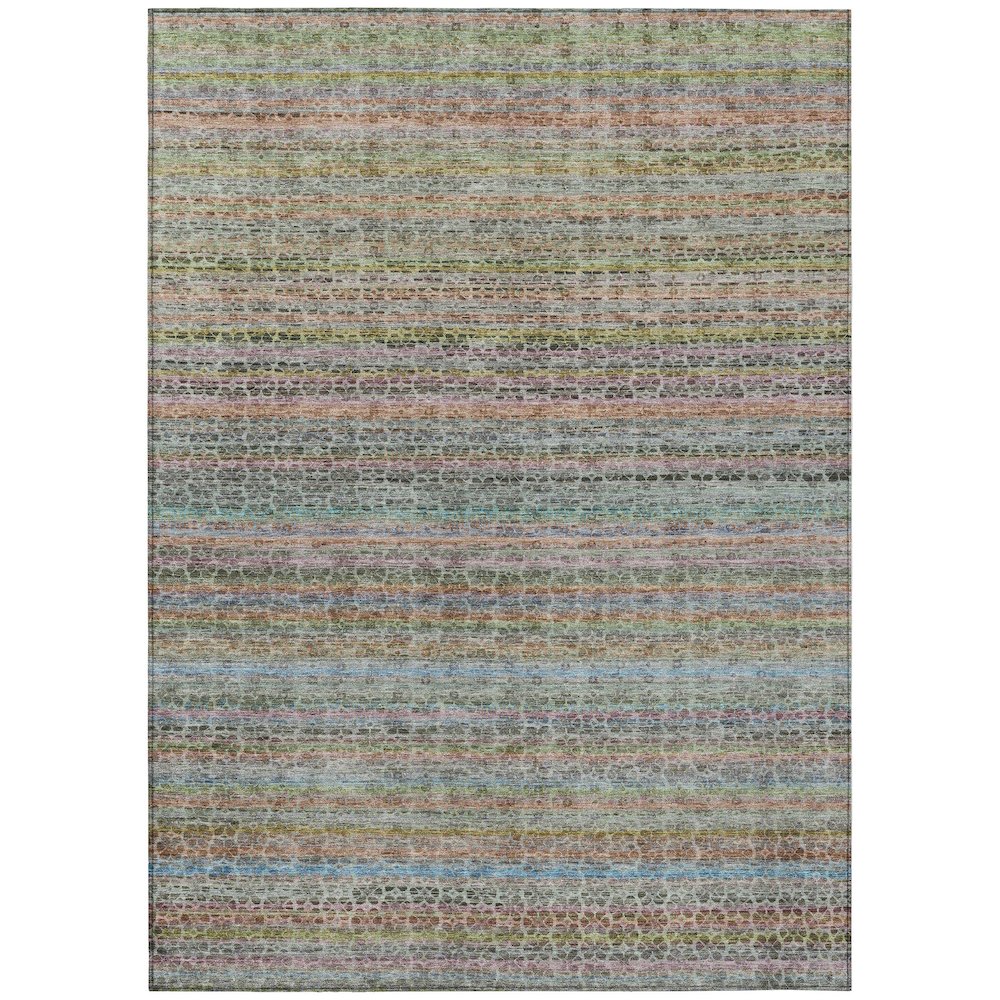 Machine Washable Indoor/Outdoor Chantille ACN2155 Aqua 26 x 310 Rug