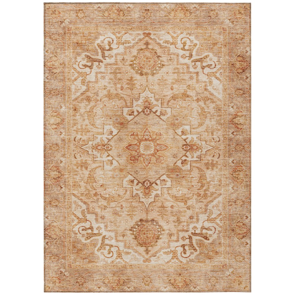 Machine Washable Indoor/Outdoor Chantille ACN2164 Copper 26 x 310 Rug