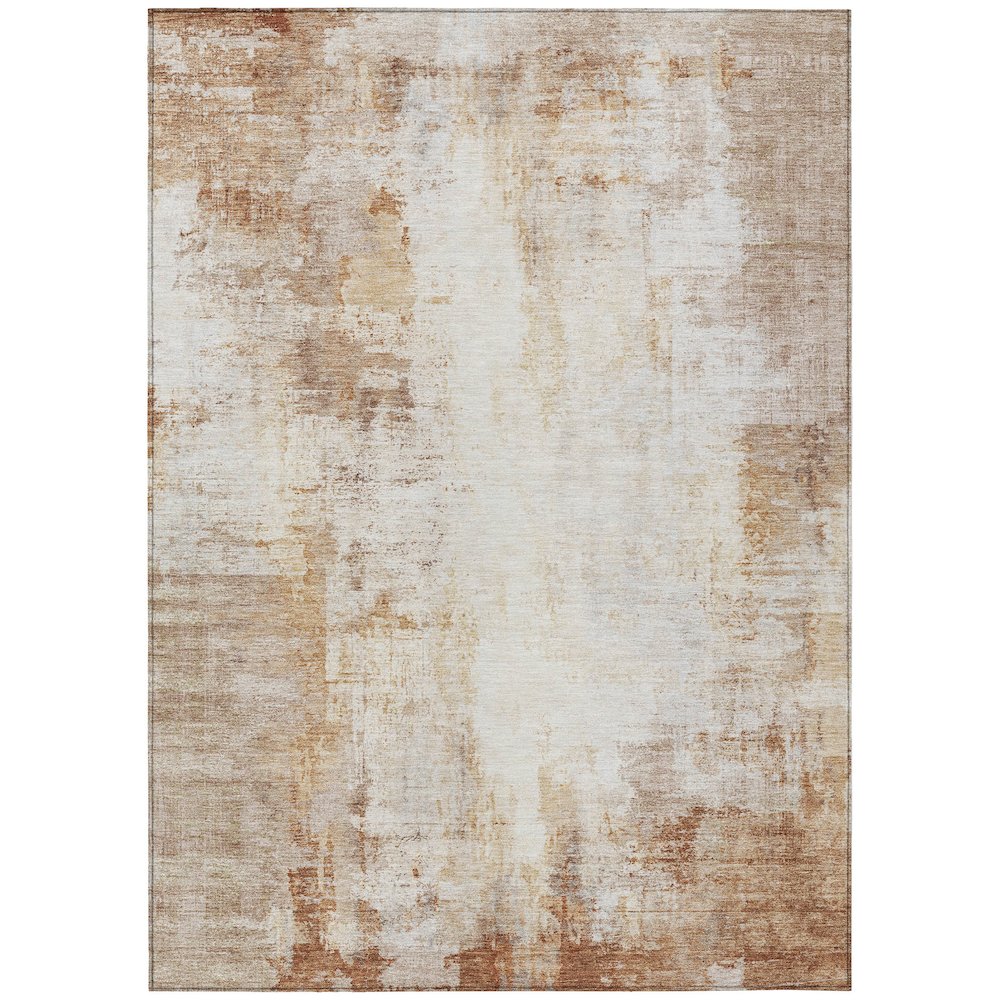 Machine Washable Indoor/Outdoor Chantille ACN2171 Copper 26 x 310 Rug