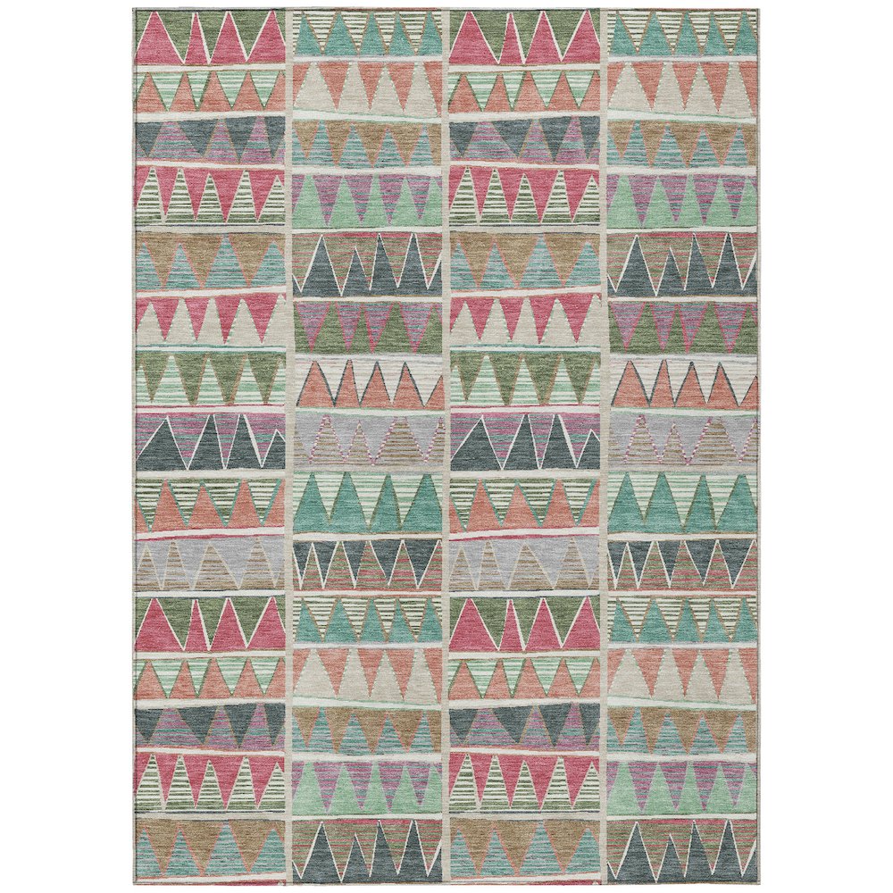 Machine Washable Indoor/Outdoor Chantille ACN2205 Salmon 26 x 310 Rug