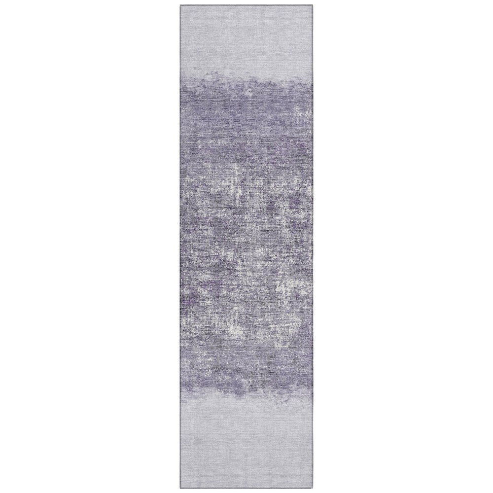 Machine Washable Indoor/Outdoor Chantille ACN2214 Lavender 23x76 Runner Rug