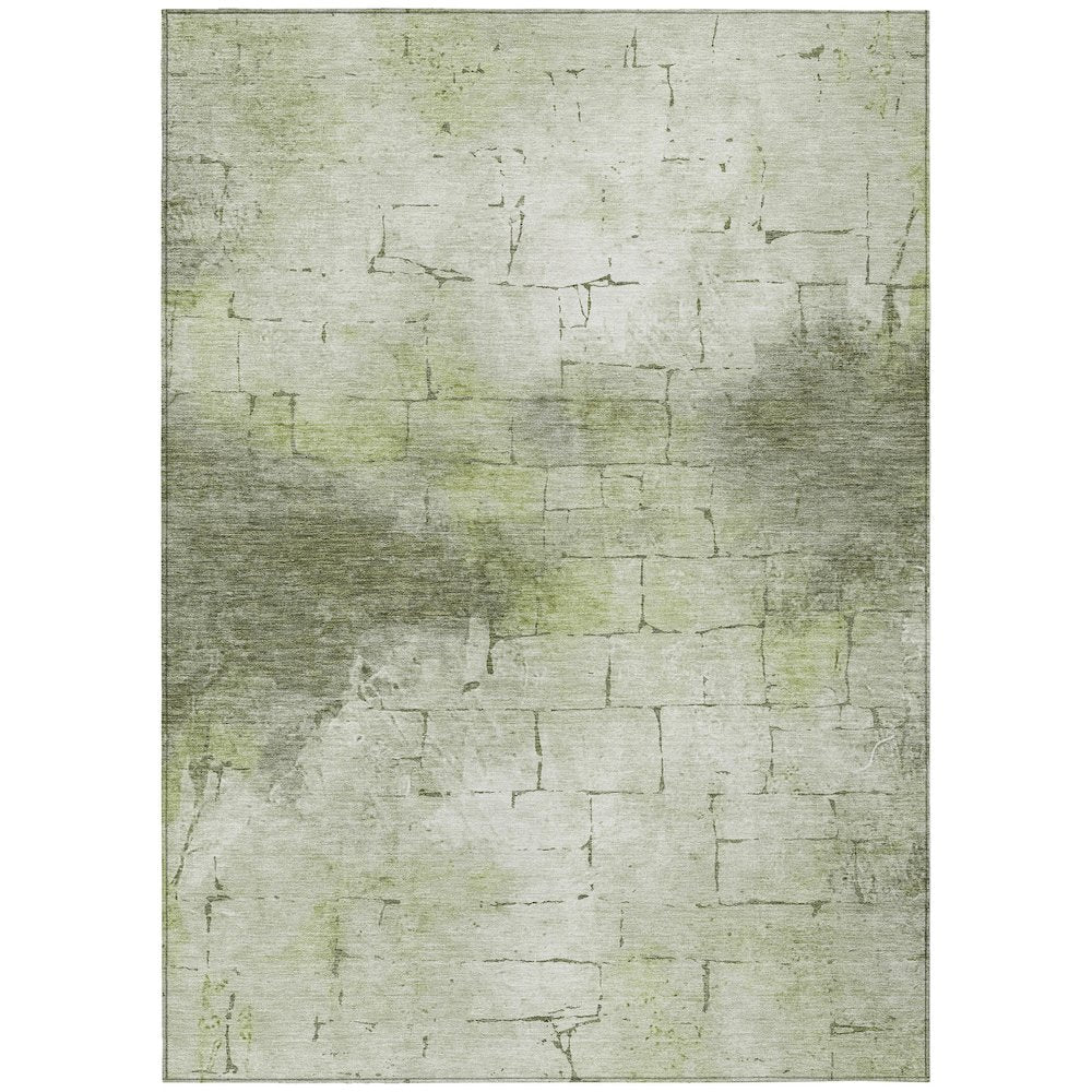 Machine Washable Indoor/Outdoor Chantille ACN2215 Aloe 26 x 310 Rug