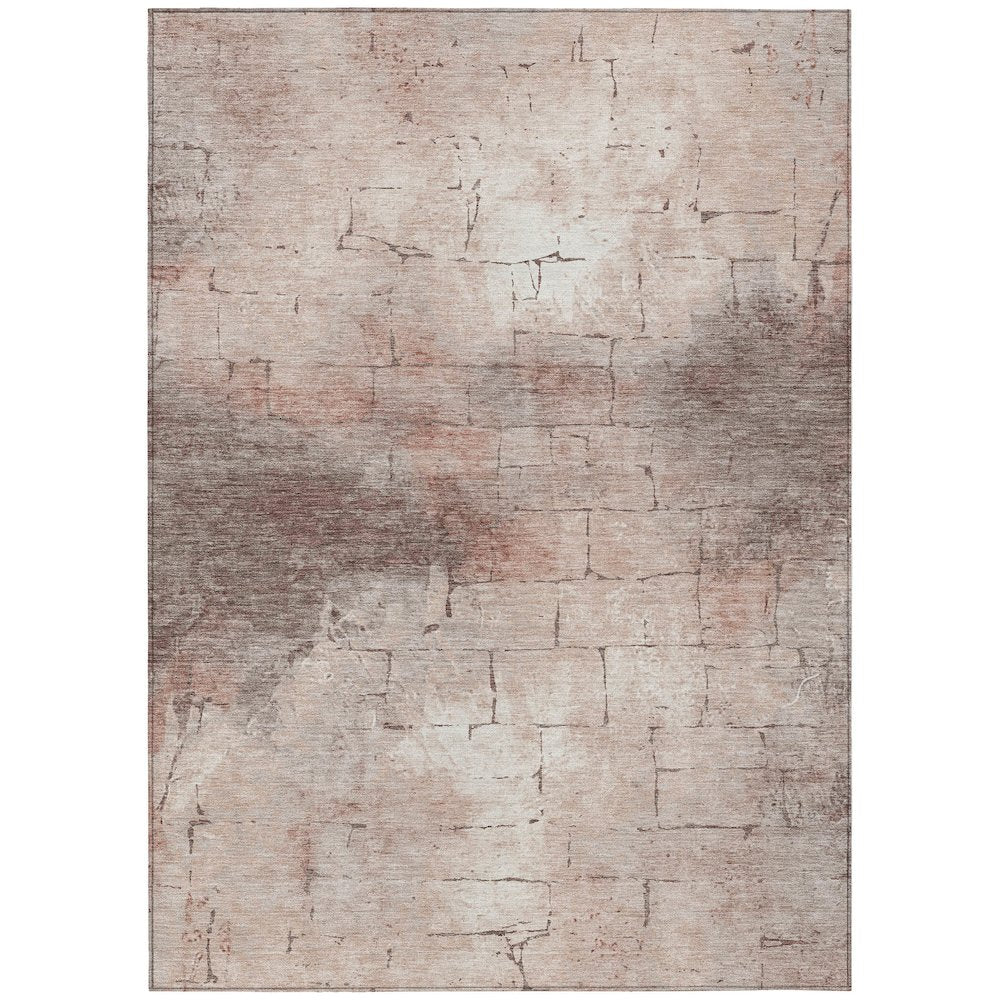 Machine Washable Indoor/Outdoor Chantille ACN2215 Coral 26 x 310 Rug