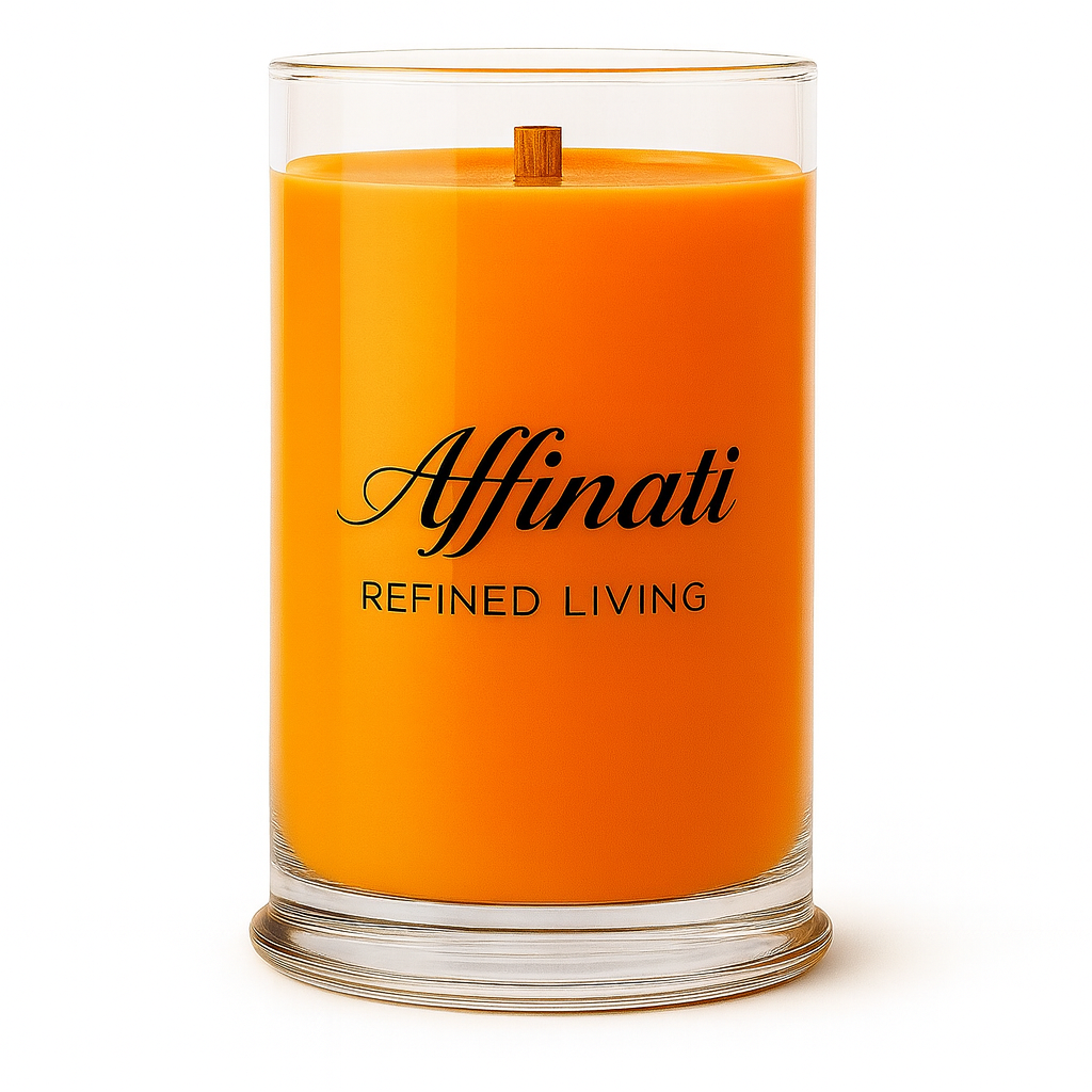 Pumpkin Cashmere Wooden Wick Candle – Luxury 21 oz Soy Blend | Affinati