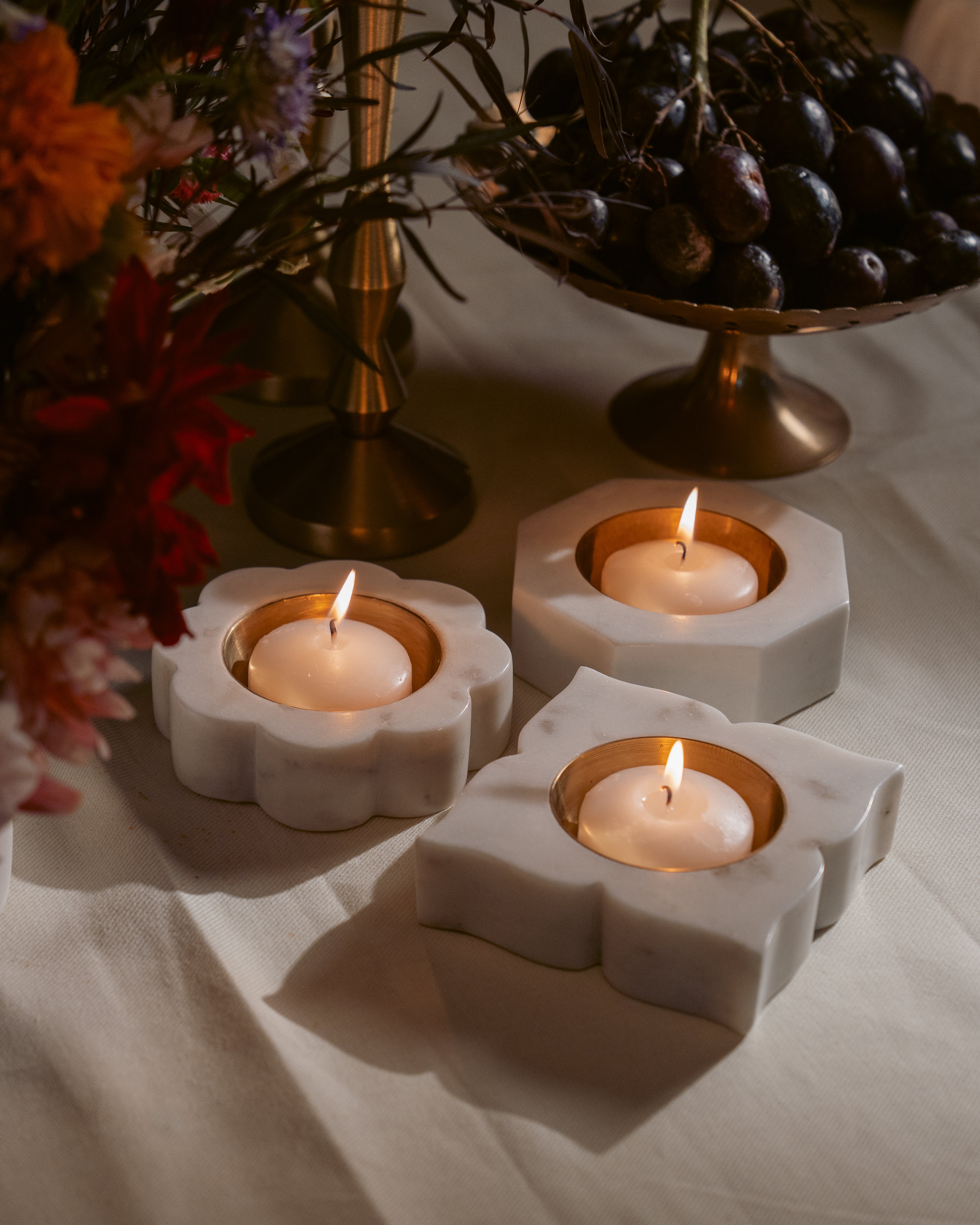 Hexagon Candleholder (Diya)