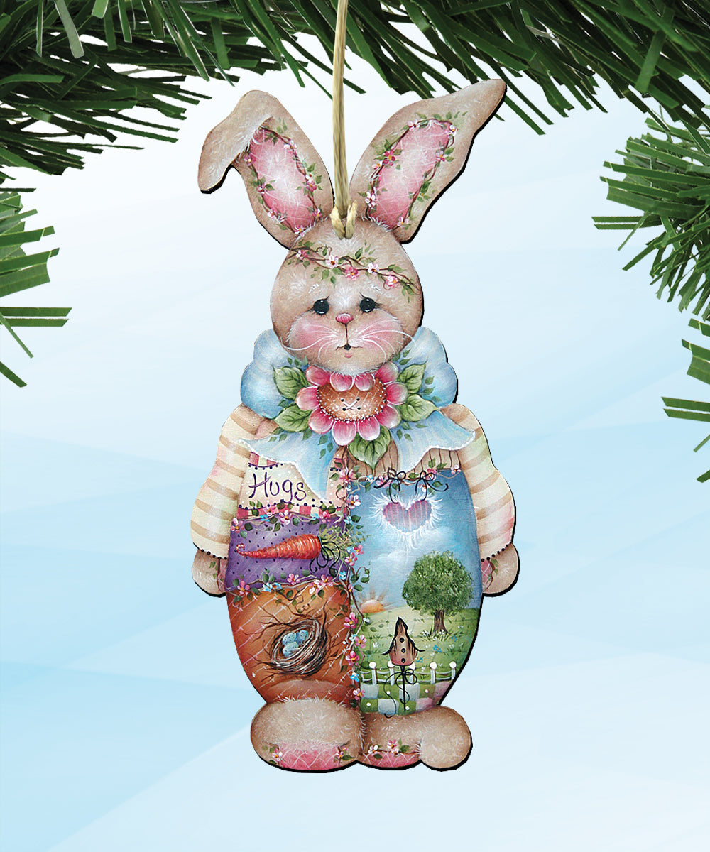Easter Wooden Ornaments Set of 3 by Jamie Mills-Price - Easter Spring Decor - 8100086S3-MP