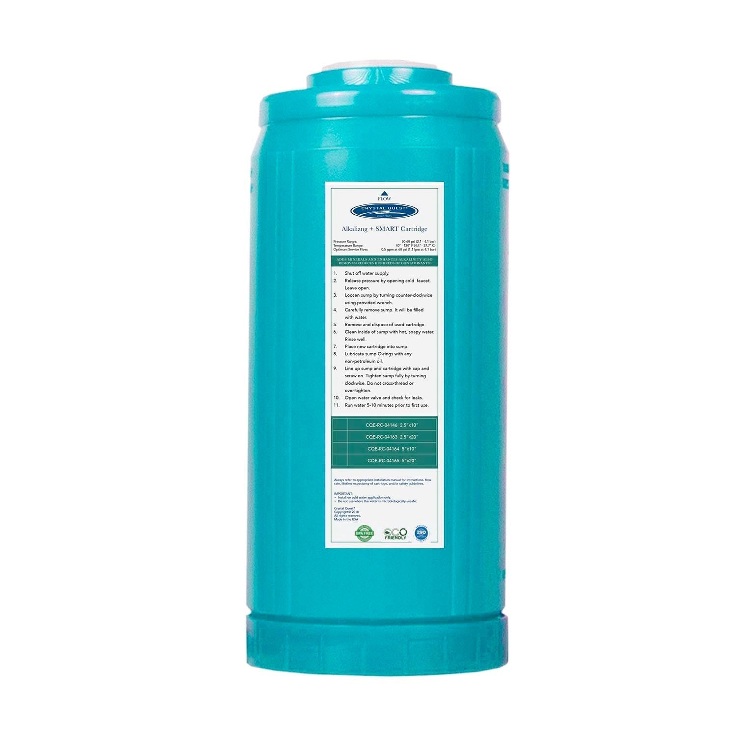 Alkalize/Ionizer, Mineralizer & Oxidation + SMART Filter Cartridge