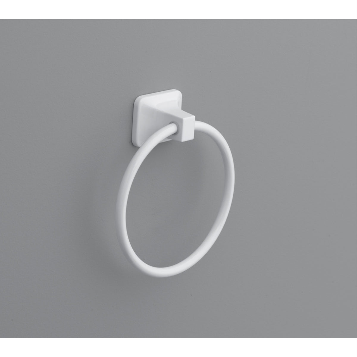 Towel Ring Stn Wht (Pack Of 1)