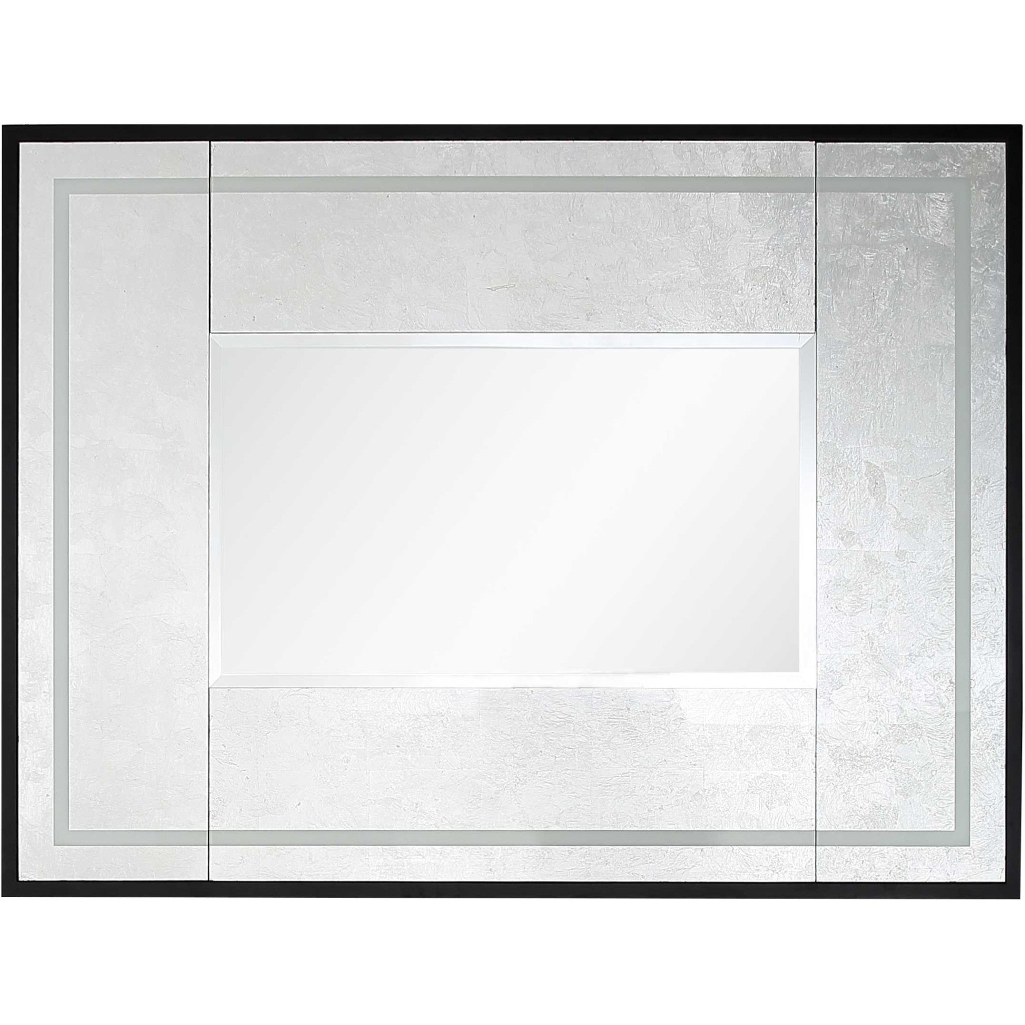 47 Silver Accent Wood Mirror
