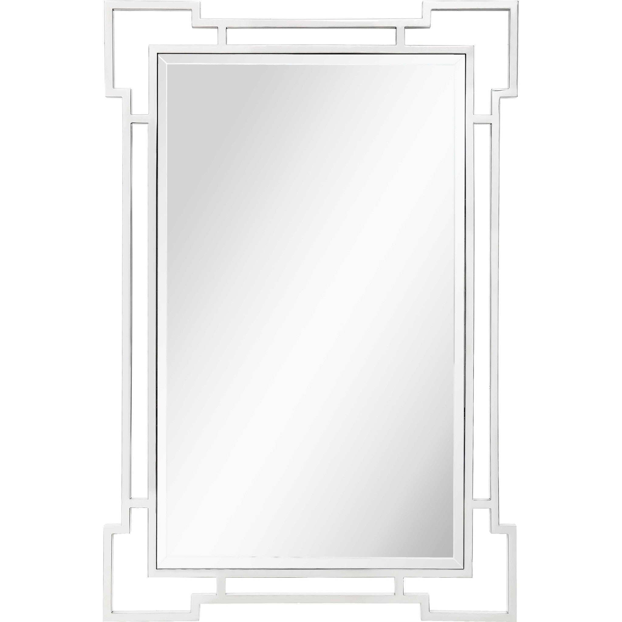 42 Silver Accent Wood Mirror