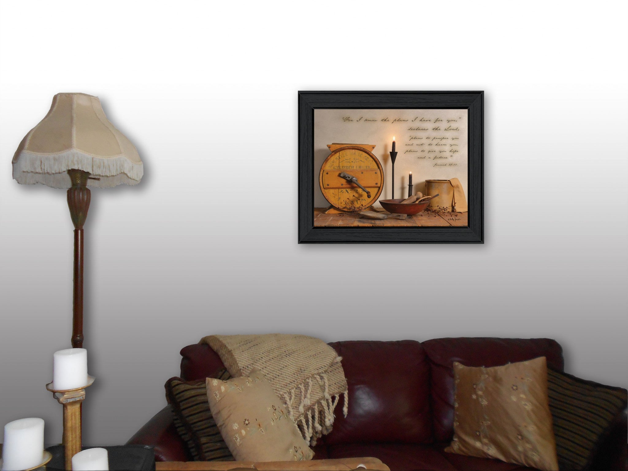 The Plans I Have For You 2 Black Framed Print Wall Art