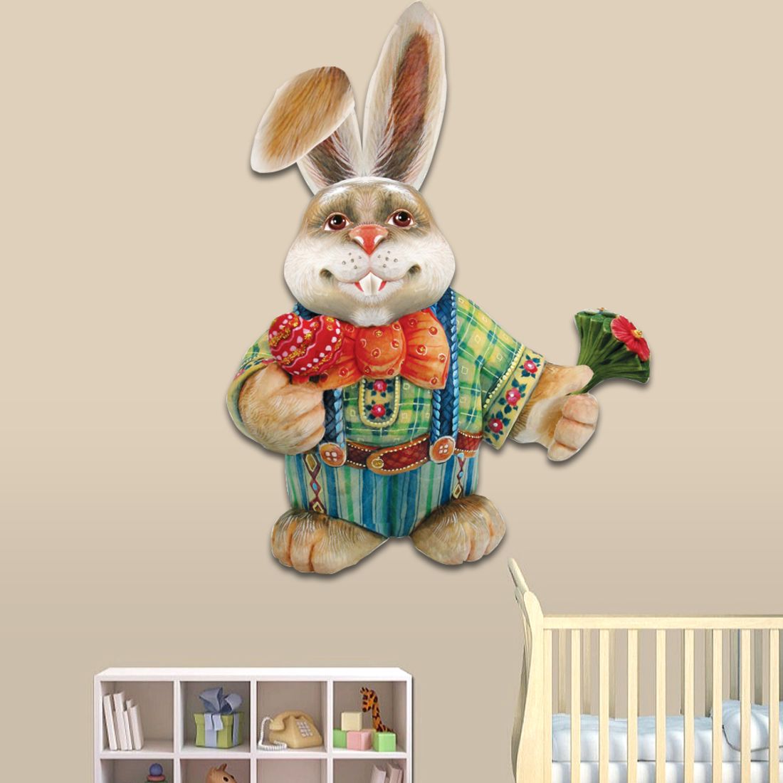 Father Bunny Easter Door Decor by G. DeBrekht - Easter Spring Decor - 8154423H