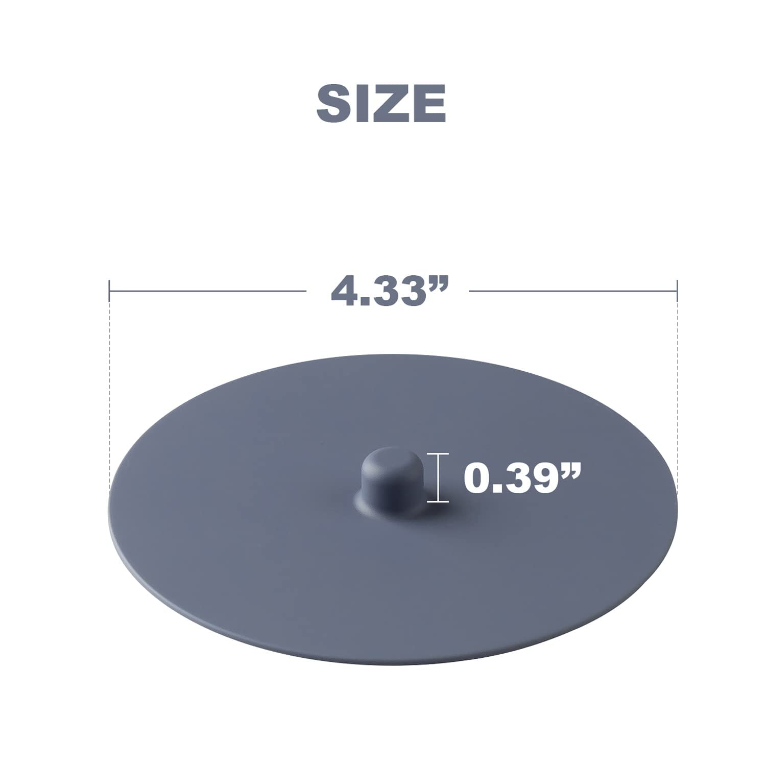 Carrotez Silicone Cup Cover Lids  Easy Attachable Silicone Lids for mugs  Washable Temporary Cup Lids for Home  Kitchen  Family  Travel - Blue