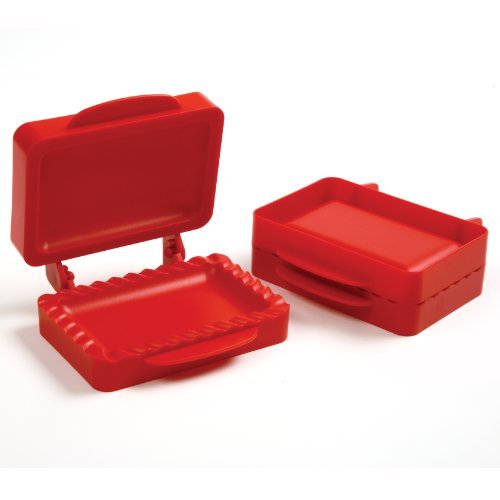 Norpro Mini Pocket Pie Mold Red Pastry Pizza Baking 4.5'' X 3'' Pies (2-Pack)