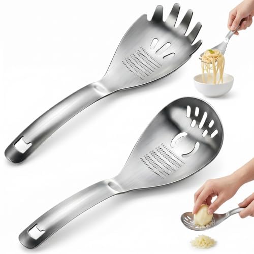 5 in 1 Multifunction Cooking Spoon, 304 Stainless Steel Egg Separator,A+B