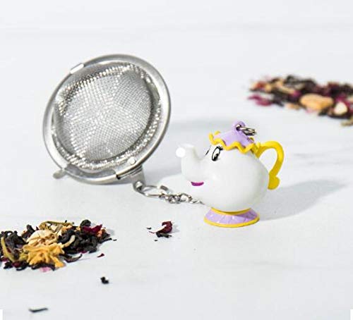 Beauty And The Beast Mrs. Potts Tea Infusers, Tea Steeper For Loose Tea, Cute Cartoon Stainless Steel Fine Mesh Tea Strainer Wit