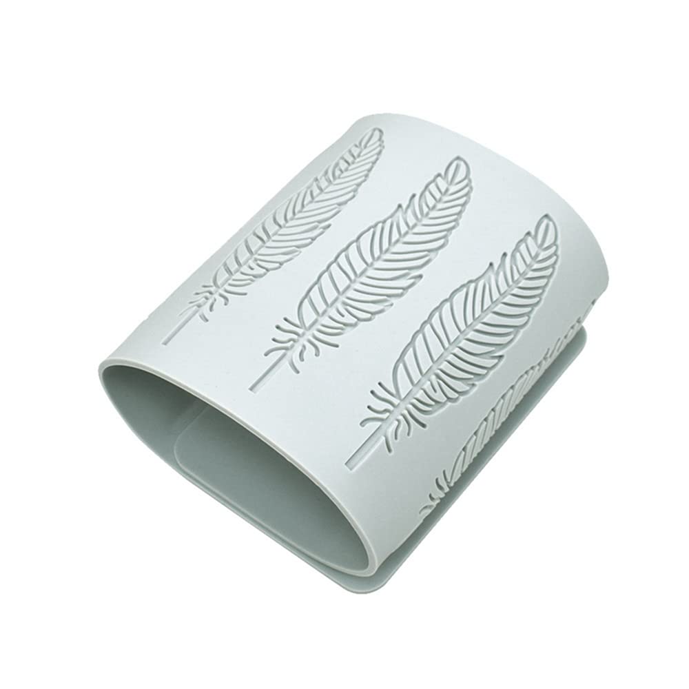 Chocolate Silicone Molds 3D Hollow Feather Leaf Fondant Mold Geometric Shaped Candy Mold Cupcake Cake Topper Sugar Craft Cake De