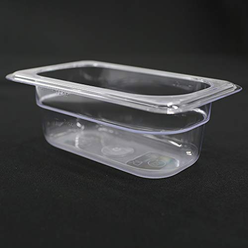 ? Cmi 1/9 Size Polycarbonate Food Pans,2.5'' Deep, Clear-Pack Of 6