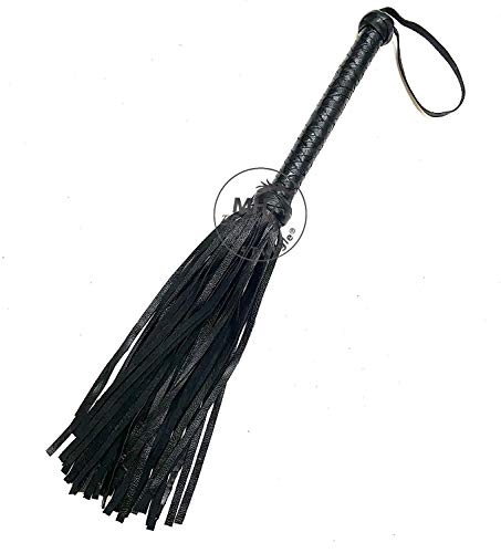 Pets Triangle 21 Black Leather Flogger Whip