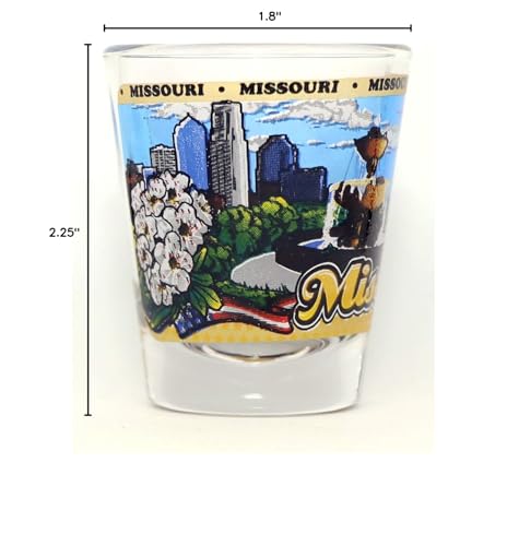 Missouri State Wraparound Shot Glass