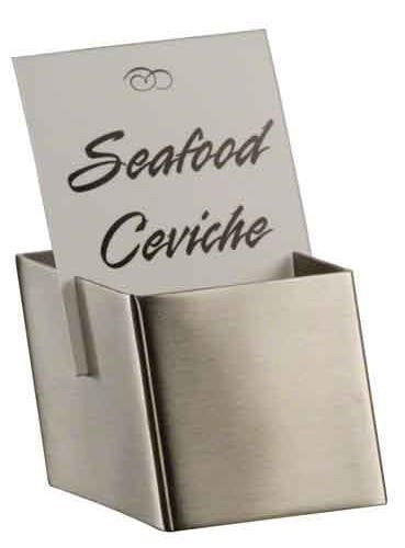 American Metalcraft Dxch2 2-1/2    Stainless Steel Box Card Holder