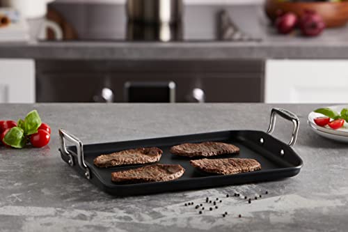 Le Creuset Toughened Nonstick Pro Rectangular Griddle, 10'' X 14''