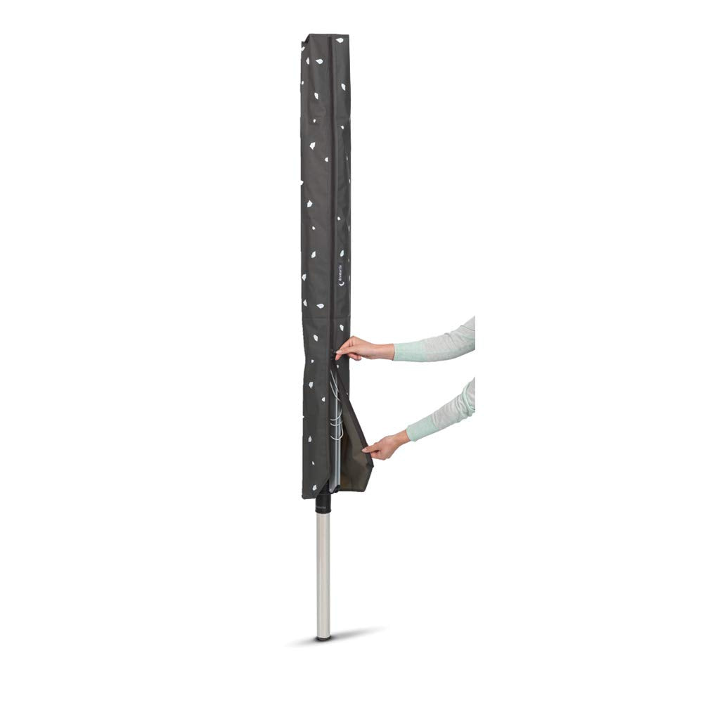 Brabantia - clothes Drying Rack cover - Weather Resistant Material - Zip closure - Outdoor - Drying Rack Protection - Speckle - for Essential  Topspinner and Lift-O-Matic