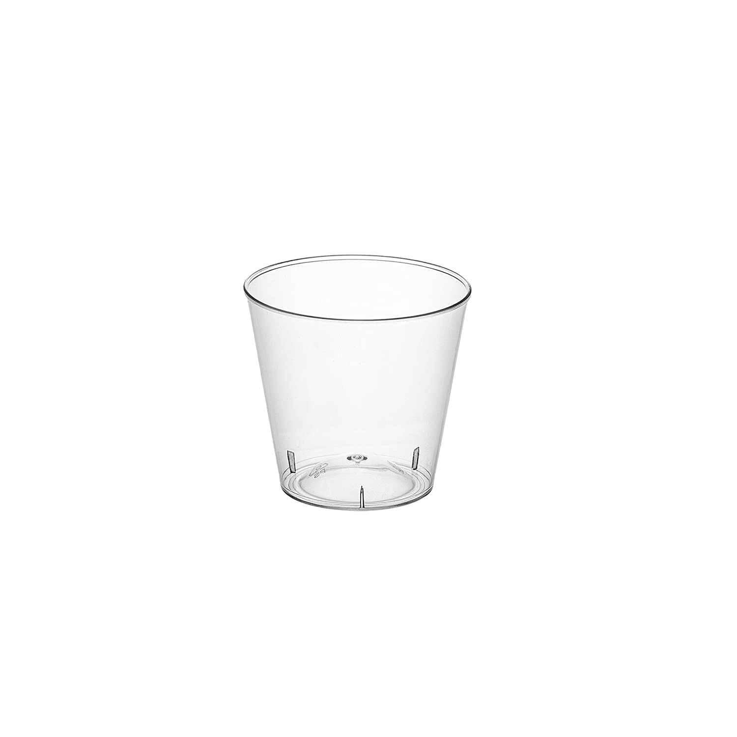 Party Essentials N15021 Hard Plastic Shot Glass, 1-Ounce Capacity, Clear (Case of 2500)