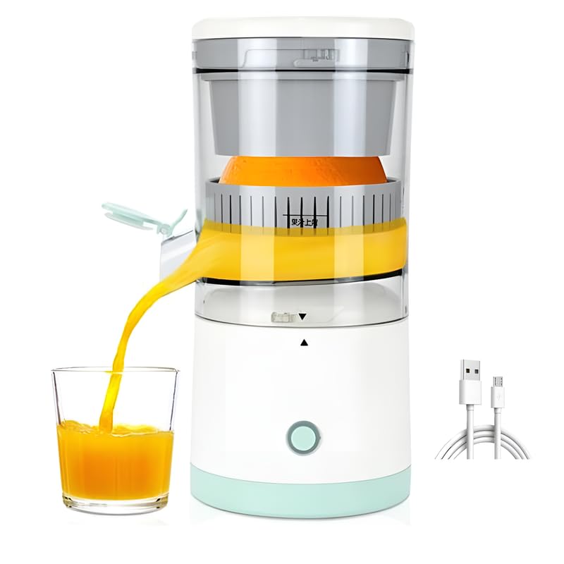 Lambent    Rechargeable Fruit Extractor Portable Orange Lemon Squeezer Wireless Slow Juicer Kitchen Juice Pressure Portable Blen