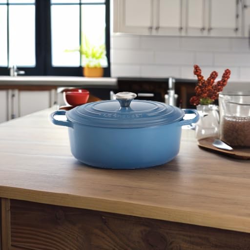 Le Creuset Enameled Cast Iron Oval Dutch Oven, 9.5 qt, Marseille, Model LS2502-3559SS