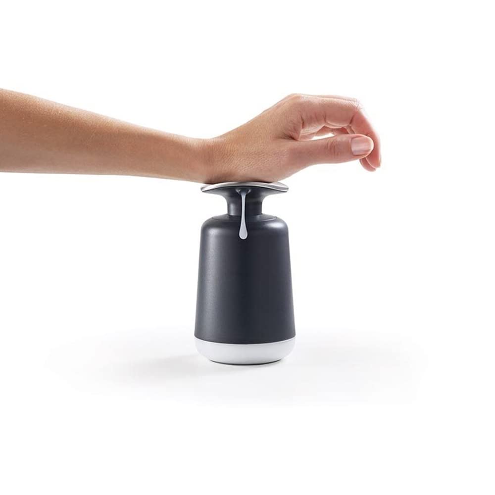 Joseph Joseph Presto Hygienic Easy-Push Soap Dispenser With Wide Pump, One-Size, Gray