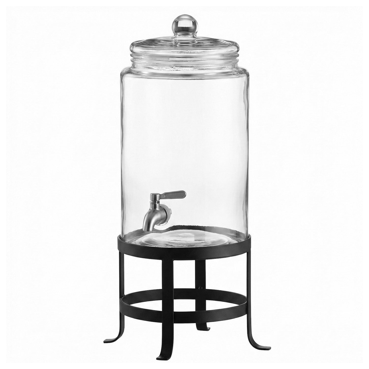 Oliver Glass Beverage Dispenser 1.9 Gal