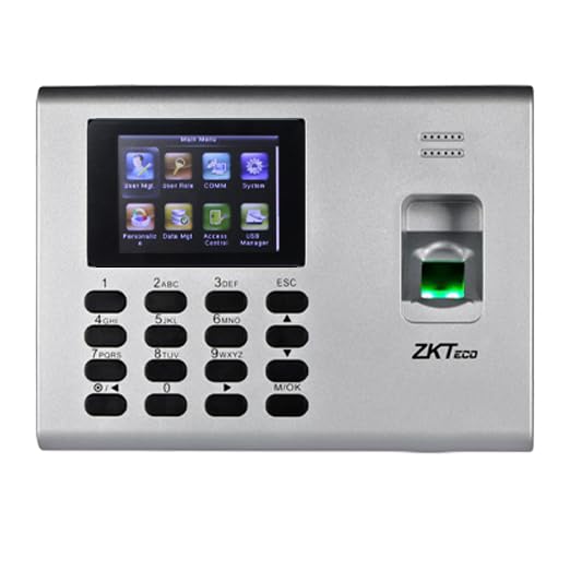 Zkteco K40 Pro Biometric Time Attendance & Access Control Terminal For Offfice & Factory | Fingerprint+Card+Battery Backup | Fre