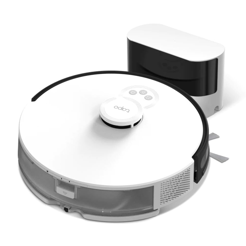 Tapo Tp-Link Rv30 Robot Vacuum Cleaner With Mop,4200Pa Hyper Suction Robotic Vacuum Works With Alexa&Google,Lidar&Gyro Dual Navi