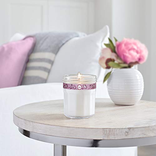 MRS. MEYER'S CLEAN DAY Soy Aromatherapy Candle, 35 Hour Burn Time, Made with Soy Wax and Essential Oils, Peony, 7.2 oz