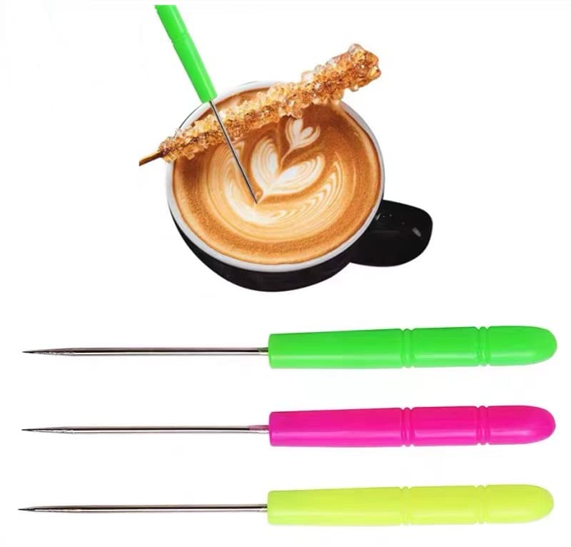 Baixikly 6 Pieces Cookie Scribe Tool Cookie Decorating Tools Sugar Stir Needle Scriber, Diy Baking Pin Whisk Stainless Steel Nee