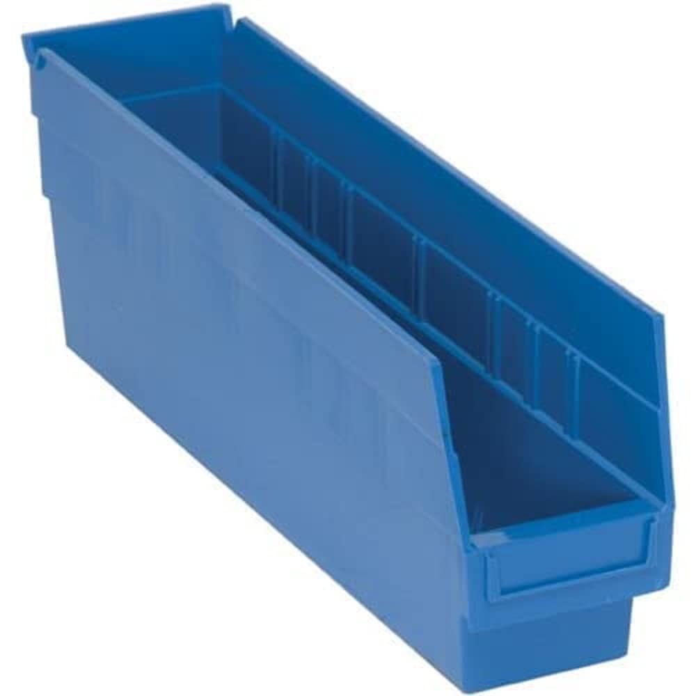 Shelf Bin Blue 17-7/8In X 4-1/8In X 6In