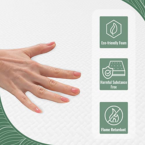 10 Inch Memory Foam Mattress King Mattress Wave Comfort Foam Mattress Certipur-Us Certified,Removable Soft Cover, Mattresses For
