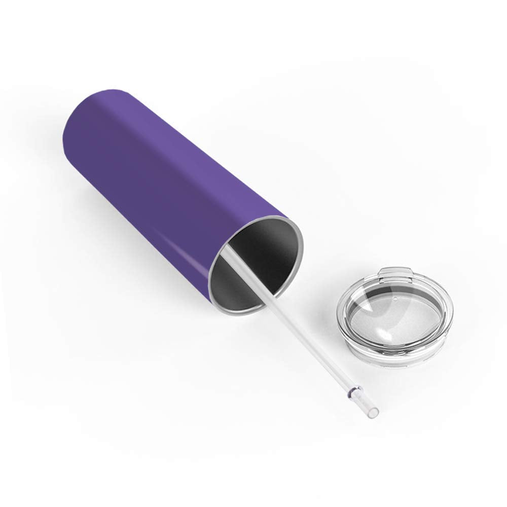 Personalized Nurse Laser Engraved Custom Lavender Gloss Nurse Custom Engraved 20 Oz Skinny Tumbler With Lid And Straw