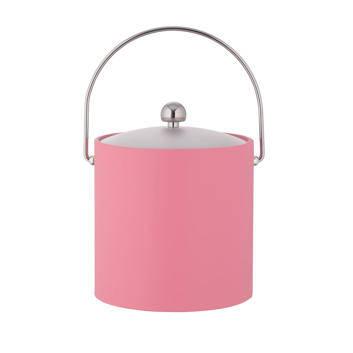 Kraftware Fun Colors Ice Bucket, 3 Quarts, Pink