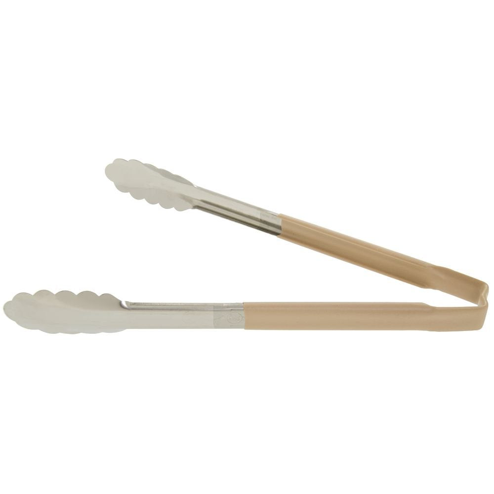 Vollrath 4781260 Kool-Touch Tan Handled 12'' Utility Tong