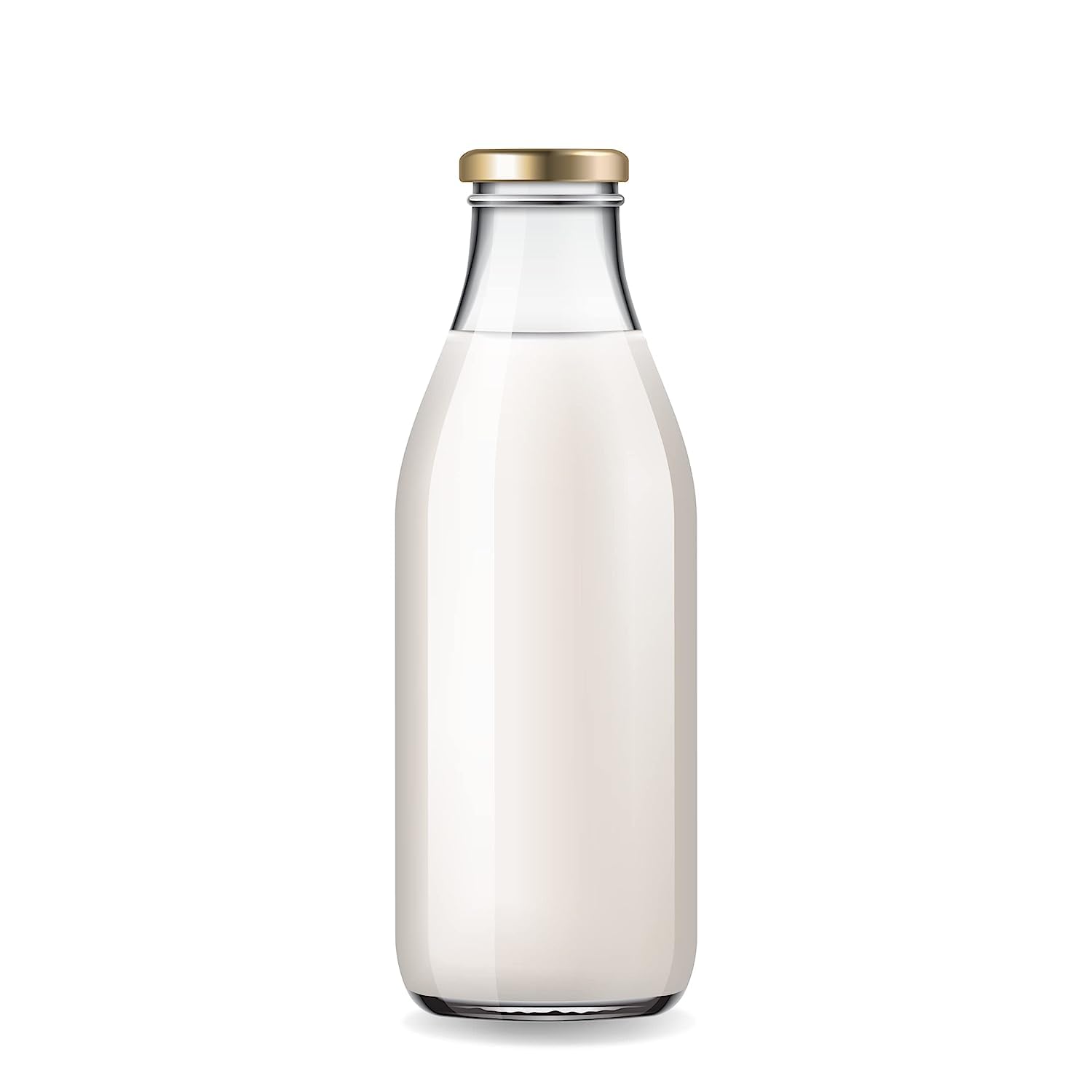 Craftfry Glass Airtight Lid Milk Bottles Transparent Bottle 300Ml (Pak Of 6), For Juice Shakes Cold Coffee